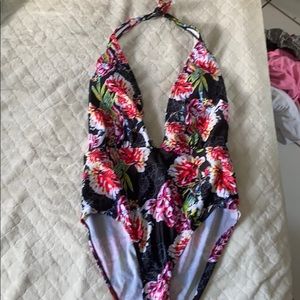 Floral bathing suit